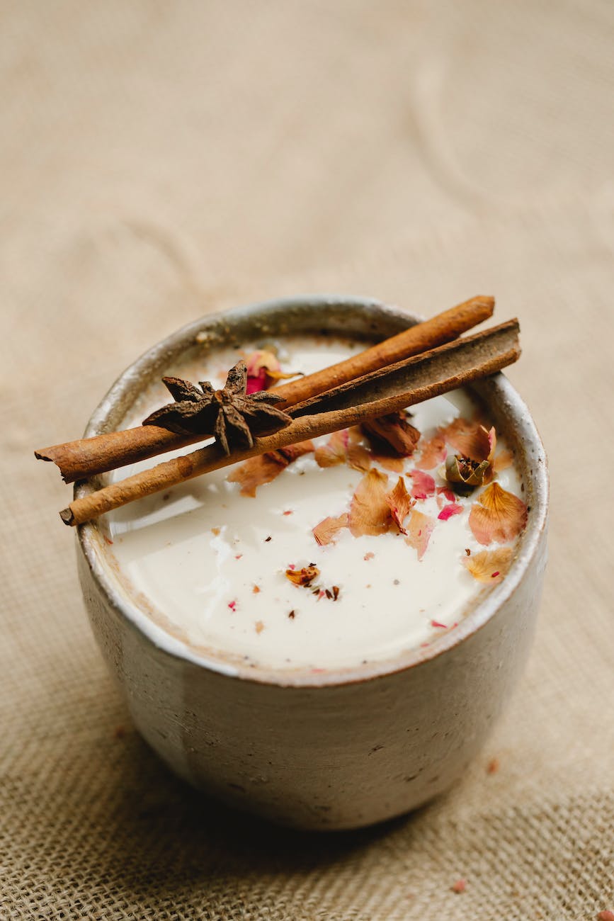 cup of masala chai on table