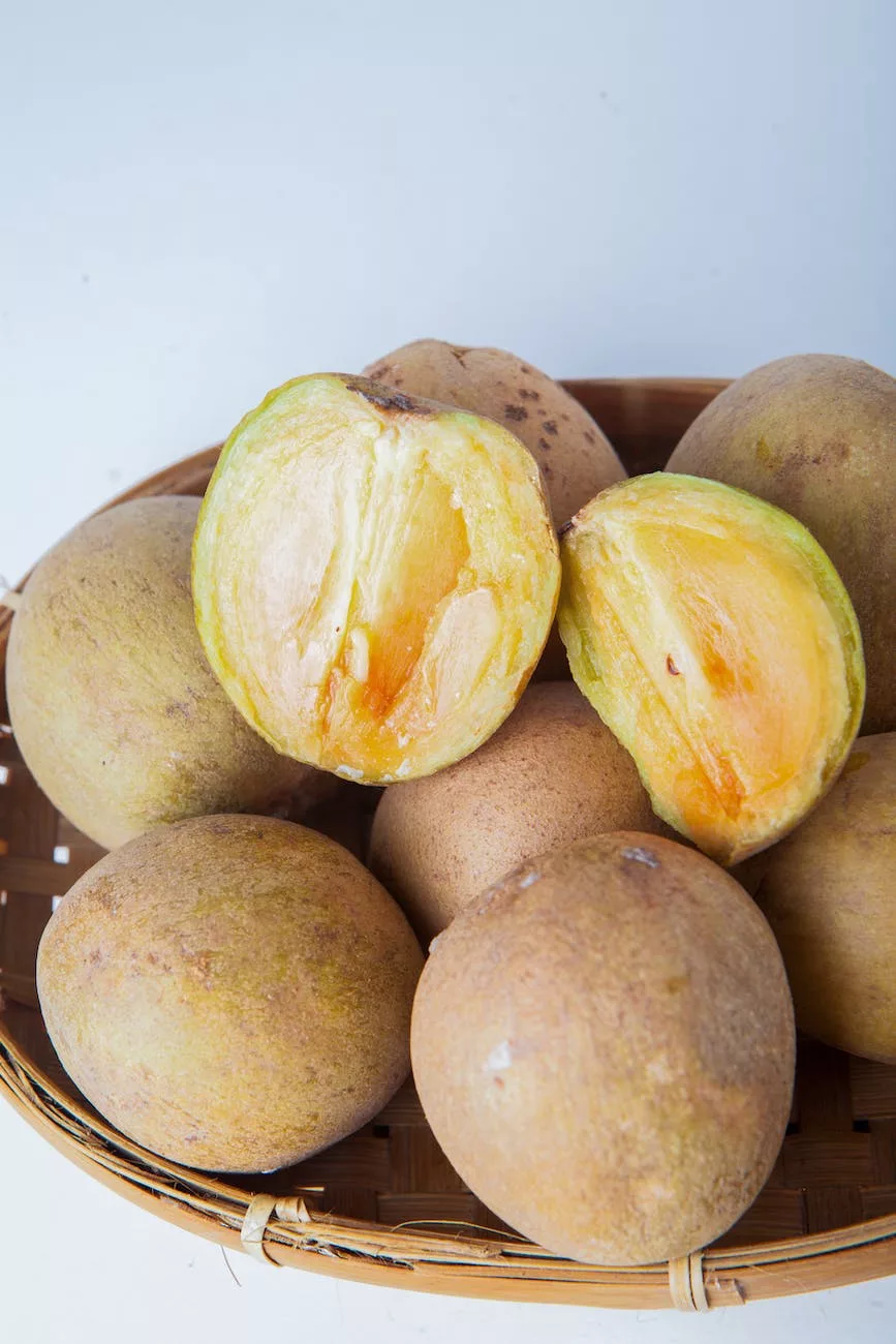 brown round fruits on a basket